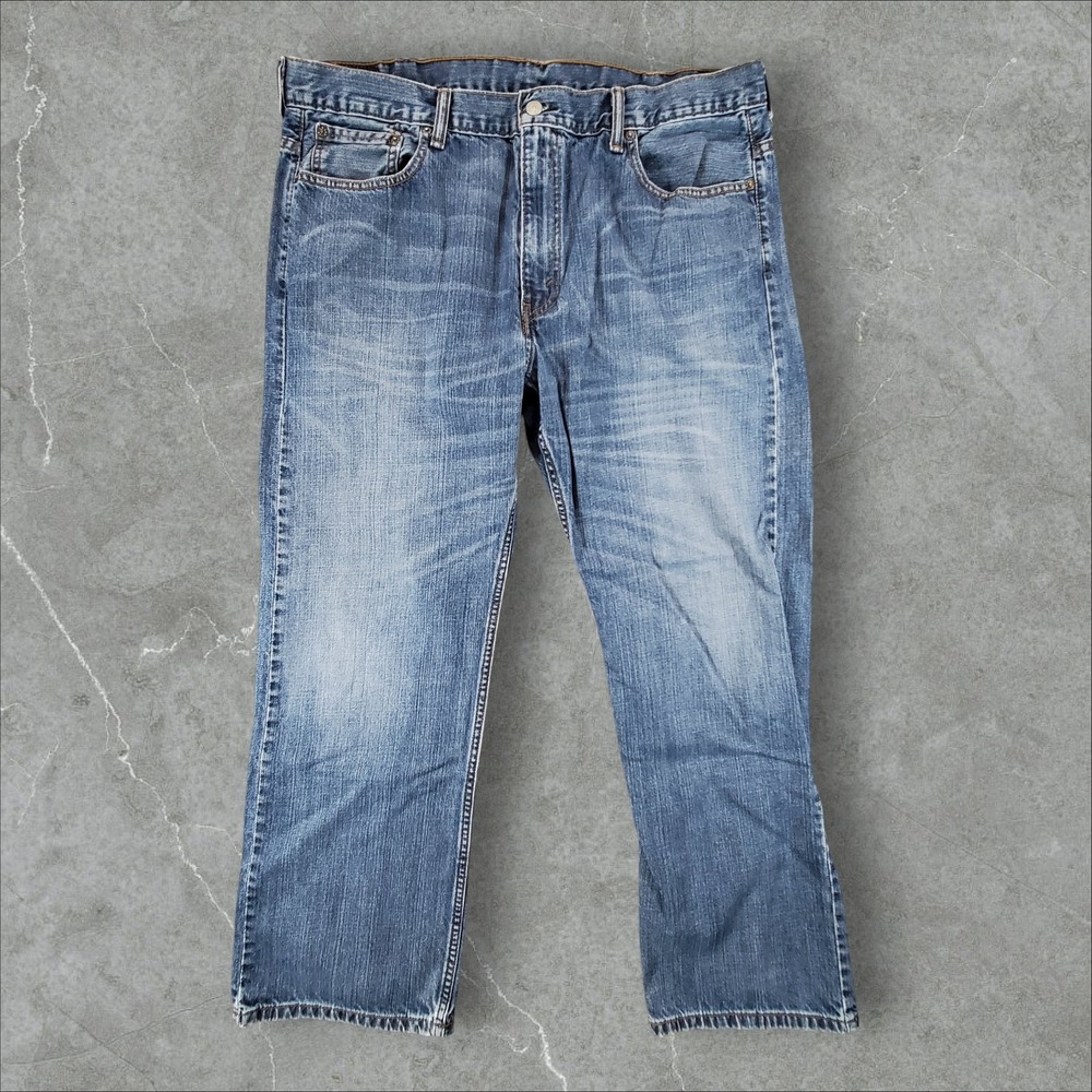 Levi's 569 Loose Straight Jeans Men 38x30 Blue Medium Wash Denim Y2K Skater Boot